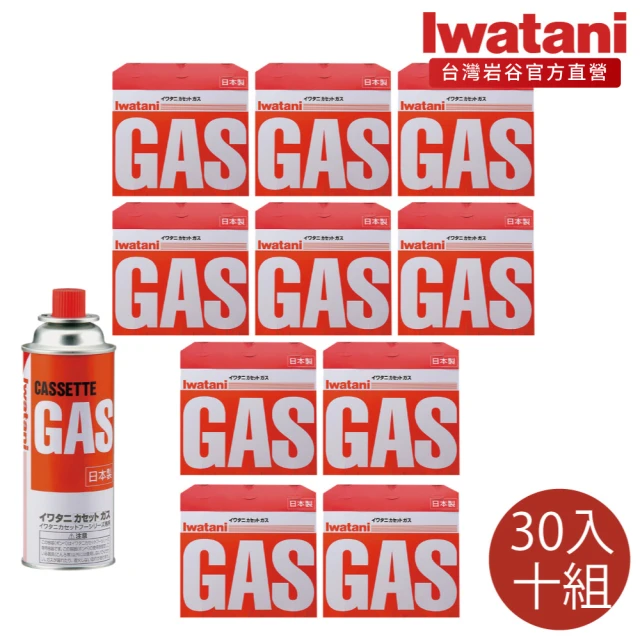 Iwatani 岩谷 日本原裝瓦斯罐250g 十組30入(CB-250-OR)