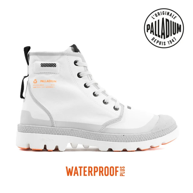 【Palladium】PAMPA RCYCL LITE+ WP+再生科技輕量防水靴-女-白(98848-116)