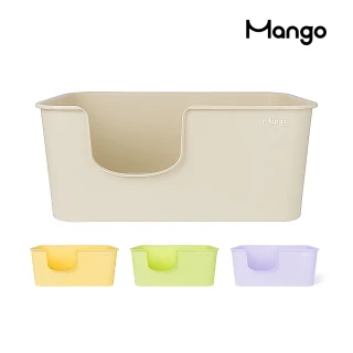 【Mango蠻果】巨型開放式貓砂盆 多色(貓廁所 超大)