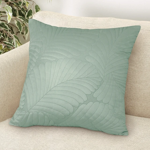 HEAVEN 研紡枕所 大尺寸天鵝絨素面抱枕套/藍綠色系列－