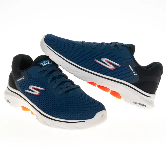 【SKECHERS】男鞋 健走系列 GO WALK 7(216636NVBK)