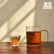 【渥思】日式簡約豎紋玻璃杯-300ml(咖啡杯.茶杯.水杯)