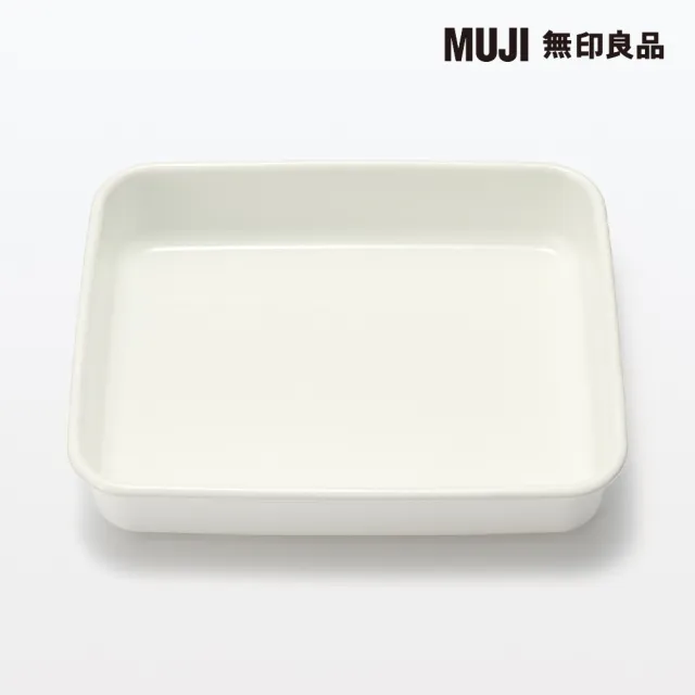 【MUJI 無印良品】琺瑯保存容器/大 約寬19*深23.5*高5cm