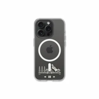 【RHINOSHIELD 犀牛盾】iPhone 15系列 Clear MagSafe兼容 磁吸透明手機殼/在路上(獨家設計系列)