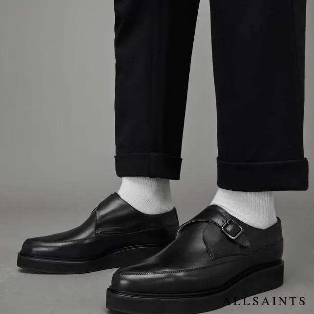 【ALLSAINTS】LUKE 牛皮裸靴Black MF554Z