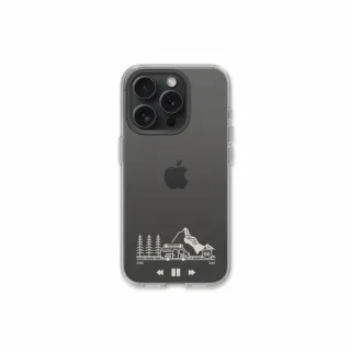 【RHINOSHIELD 犀牛盾】iPhone 15/Plus/15 Pro/Max Clear透明防摔手機殼/在路上(獨家設計系列)