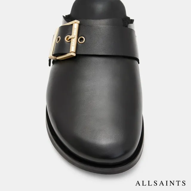 【ALLSAINTS】VENUS 鋪毛穆勒鞋Black WF501Z