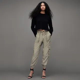 【ALLSAINTS】FRIEDA 中腰軍裝長褲WASHED OLIVE GREEN(常規版型)