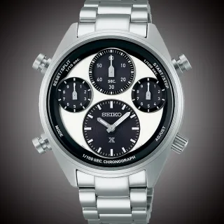 【SEIKO 精工】PROSPEX系列 太陽能 三眼計時腕錶 熊掌/SK027(8A50-00A0S/SFJ001P1)