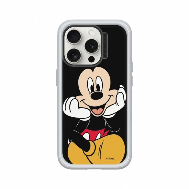【RHINOSHIELD 犀牛盾】iPhone 15/Plus/15 Pro/Max Mod NX邊框背蓋手機殼/米奇系列-米奇看著你(迪士尼)