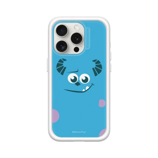 【RHINOSHIELD 犀牛盾】iPhone 15/Plus/15 Pro/Max Mod NX邊框背蓋手機殼/怪獸電力公司-大臉毛怪(迪士尼)
