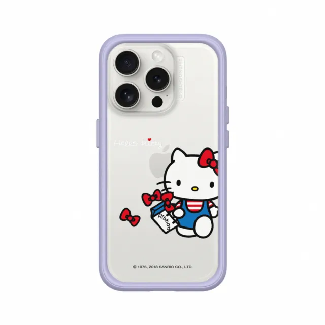 【RHINOSHIELD 犀牛盾】iPhone 15/Plus/15 Pro/Max Mod NX邊框背蓋手機殼/Shopping day(Hello Kitty)