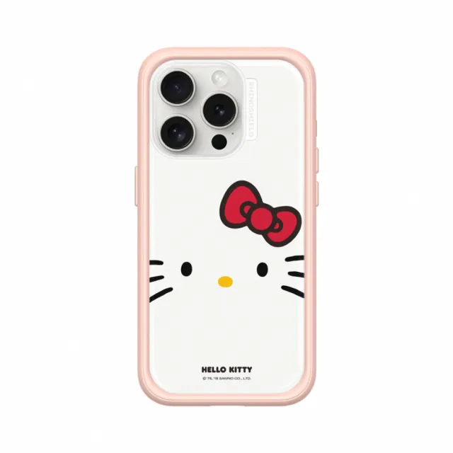 【RHINOSHIELD 犀牛盾】iPhone 15/Plus/15 Pro/Max Mod NX邊框背蓋手機殼/大臉Hello Kitty(Hello Kitty)