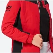 【Jack Nicklaus 金熊】GOLF女款彈性防潑水配色保暖外套(紅色)