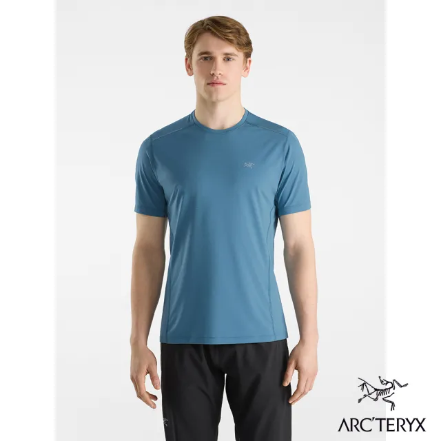 【Arcteryx 始祖鳥】男 Motus 快乾短袖圓領衫(快樂雜藍)