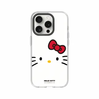 【RHINOSHIELD 犀牛盾】iPhone 15系列 Clear MagSafe兼容 磁吸透明手機殼/大臉Hello Kitty(Hello Kitty)