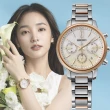 【SEIKO 精工】LUKIA 廣告款 太陽能 綻放海芋計時女錶-36.2mm 母親節 禮物(V175-0FC0Y/SSC920J1)