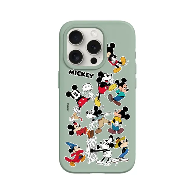 【RHINOSHIELD 犀牛盾】iPhone 15系列 SolidSuit MagSafe兼容 磁吸手機殼/米奇系列-各種米奇(迪士尼)