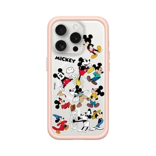 【RHINOSHIELD 犀牛盾】iPhone 15/Plus/Pro/Max Mod NX MagSafe兼容 手機殼/米奇-各種米奇(迪士尼)
