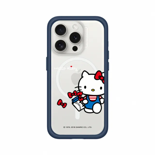 【RHINOSHIELD 犀牛盾】iPhone 15/Plus/Pro/Max Mod NX MagSafe兼容 手機殼/Shopping day(Hello Kitty)