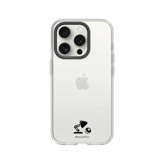 【RHINOSHIELD 犀牛盾】iPhone 15/Plus/15 Pro/Max Clear透明防摔手機殼/怪獸電力公司-頑皮跳跳燈(迪士尼)