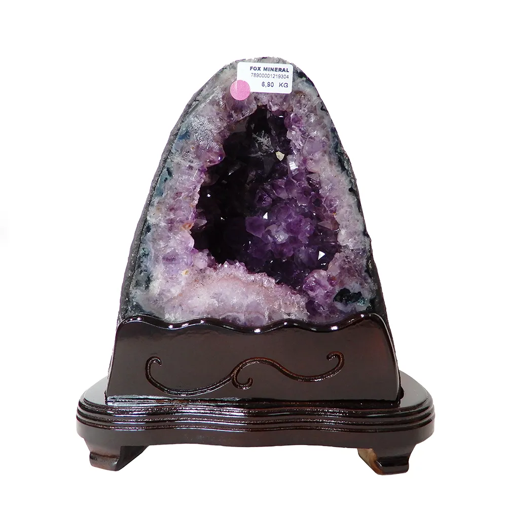 【晶辰水晶】5A級招財天然巴西紫晶洞 6.9kg(FA111)