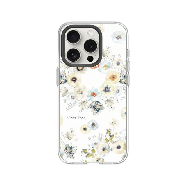 【RHINOSHIELD 犀牛盾】iPhone 15/Plus/15 Pro/Max Clear透明防摔手機殼/涼丰系列-窯花(涼丰)