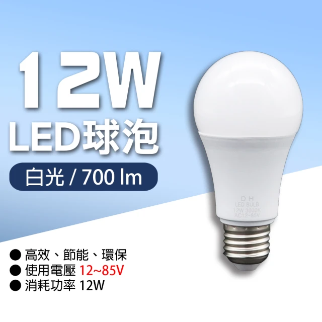 TH 12W LED球泡12V專用-2入(LED燈泡)