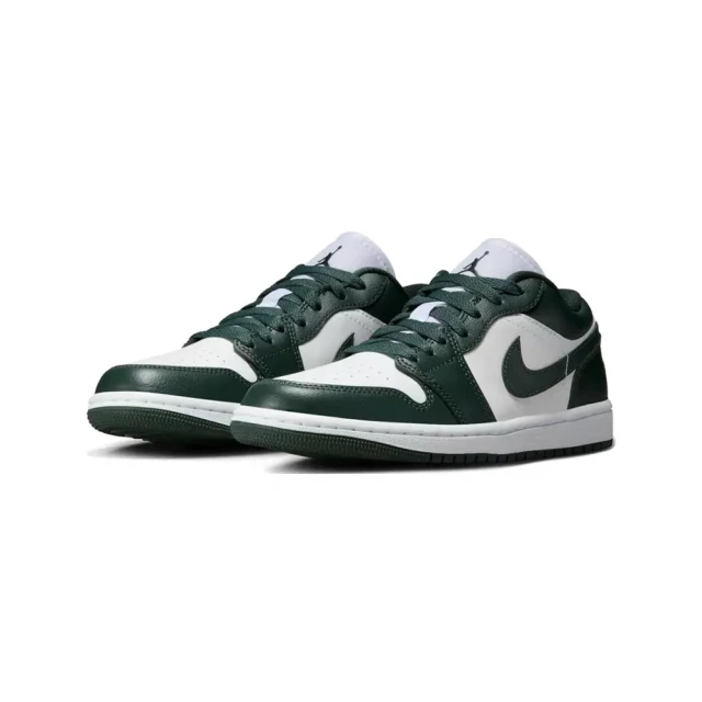 NIKE 耐吉NIKE 耐吉 NIKE Air Jordan 1 Low White Olive 低筒 復古 休閒鞋 AJ1 女款 墨綠 橄欖綠 DC0774-113