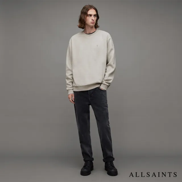 【ALLSAINTS】PORTER 長袖衛衣STONE TAUPE MF009Z(舒適版型)