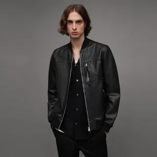 【ALLSAINTS】TYRO 羊皮飛行員外套Black ML037Z(修身版型)