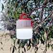 【May Shop】兩入組 太陽能充電LED節能燈泡球泡燈 戶外移動野營燈
