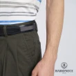 【BARONECE 百諾禮士】男款 彈性棉質混紡素面平織打褶休閒長褲-墨綠色(1198898-48)