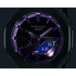 【CASIO 卡西歐】G-SHOCK 彩虹光譜 八角 農家橡樹 全金屬太陽能藍芽雙顯手錶(GM-B2100PC-1A)