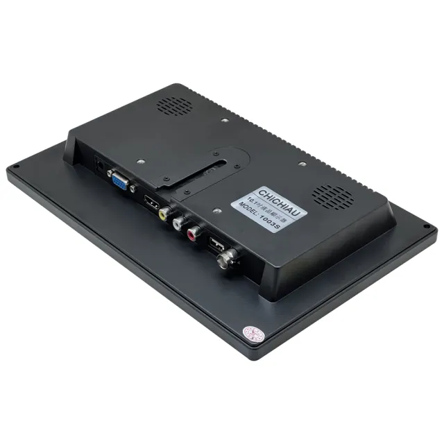【CHICHIAU】10吋IPS LED液晶螢幕顯示器(AV、BNC、VGA、HDMI、USB)