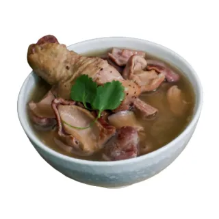 【巧食家】胡椒豬肚雞腿湯X5包 加熱即食(常溫雞湯 500g/包)
