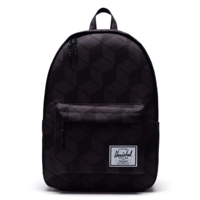 【Herschel】Classic XL 特大 黑色 全黑 帆布 防潑水 尼龍內裡 可放水壺 大容量 書包 男女 背包 後背包