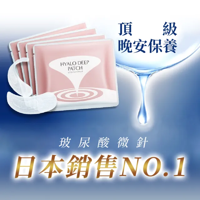 【北的快適工房】睡美人系列HYALO DEEP PATCH玻尿酸微針晚安眼膜x2入(眼霜#眼尾紋#深層滋養)