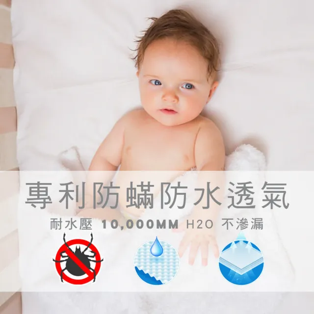 【sonmil】97%高純度 防蹣防水乳膠床墊3.5尺10cm單人加大床墊 3M吸濕排汗透氣(頂級先進醫材大廠)