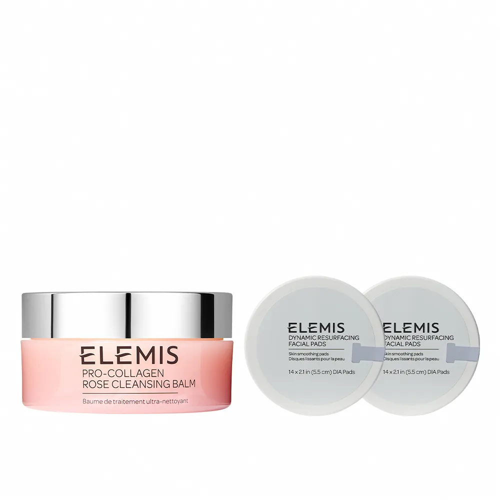 【ELEMIS 愛莉美】新客必收洗卸組(精油卸妝膏100g+潔膚片14PK)