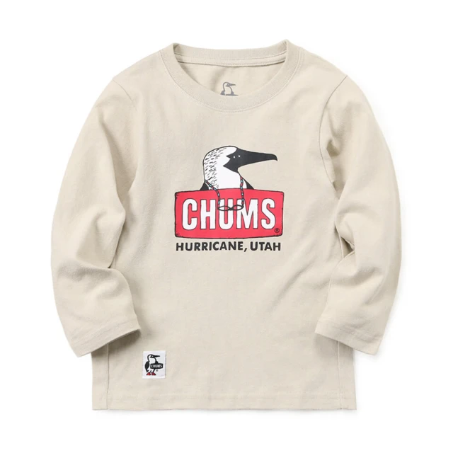 CHUMS CHUMS 休閒Kids Old Booby Face Brushed L/S T-Shirt長袖T恤米