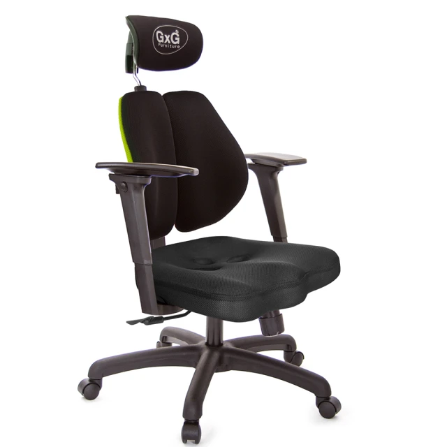 GXG 吉加吉GXG 吉加吉 兩軸枕 3D手遊休閒扶手 雙背美臀椅(TW-2534 EA9M)