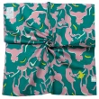 【Vivienne Westwood】抽象塗鴉風格純棉帕領巾(鑽石綠)