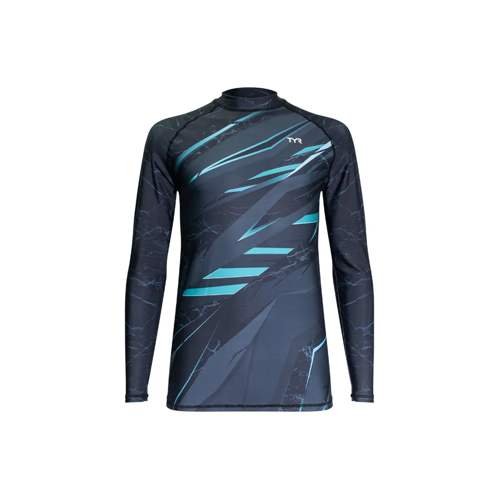 【TYR】水母衣 長袖 頂級防曬 吸汗 快乾 Camber Mens Long Sleeve Rashguard(防曬 快乾 舒適)