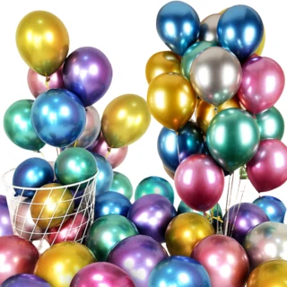 婚禮氣球 派對佈置 加厚氣球-50入(附贈雙向打氣筒)