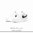 【NIKE 耐吉】休閒鞋 Nike Air Force 1 Low White and Black 黑白 經典 復古 皮革 男鞋 CT2302-100