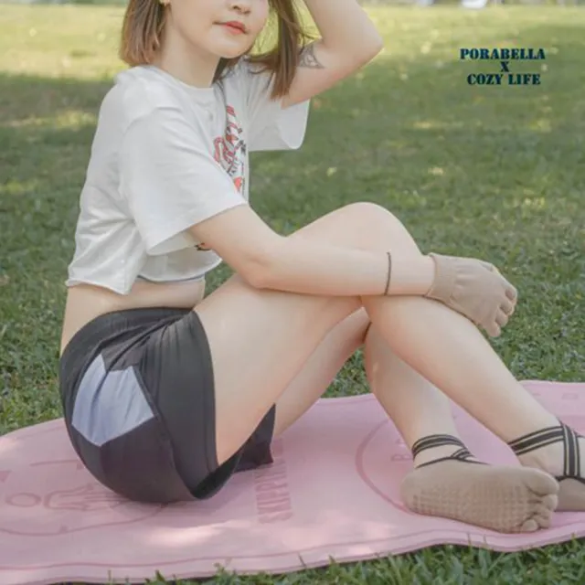 【Porabella】瑜珈套組 襪子 襪 瑜珈襪 運動襪 防滑襪 瑜珈手套 空中瑜珈手套 防滑手套YOGA SETYOGA SET