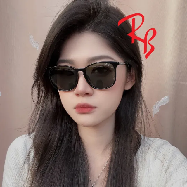 RayBan 雷朋】亞洲版舒適加高鼻翼時尚太陽眼鏡RB4387F 901/71 黑框墨綠