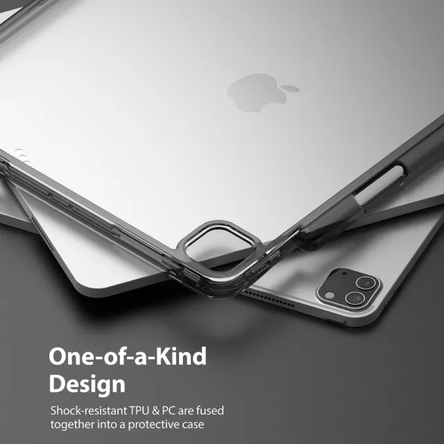 【Ringke】Apple iPad Pro 2022 12.9吋 Fusion Plus 透明背蓋防撞保護殼(Rearth 軍規防摔)