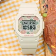【CASIO 卡西歐】BABY-G 花朵方形女錶電子錶 畢業禮物(BGD-565RP-7)